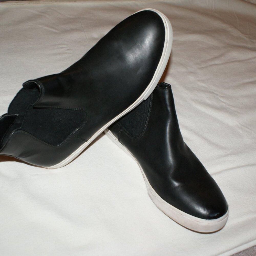 Sneakers High Top Black Comfortable Formal/Informal Size 10.5